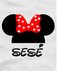 Marškinėliai Minnie sesė Marškinėliai Minnie sesė